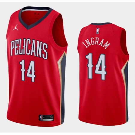 Herren NBA New Orleans Pelicans Trikot Brandon Ingram 14 Jordan Brand 2020-2021 Statement Edition Swingman